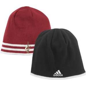 Cleveland Cavaliers On Court Reversible Cuffless Team Knit Hat  