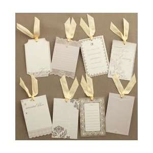  Tie The Knot Journaling Tags 8/Pkg Arts, Crafts & Sewing