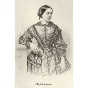  Clara Schumann by Theodore Thomas 12x18