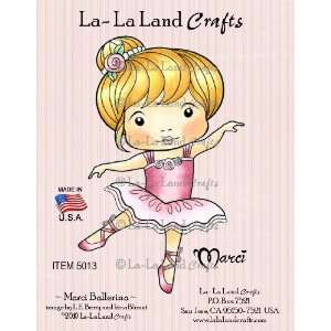   Land Crafts Cling Rubber Stamp, Marci Ballerina Arts, Crafts & Sewing
