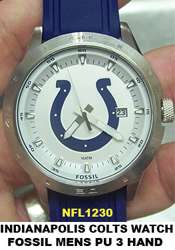 Indianapolis Colts Womens 3 Hand watch w/ Date Display  