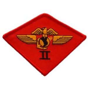  U.S.M.C. 2nd Marine Aircraft Wing Patch Red & Yellow 3 