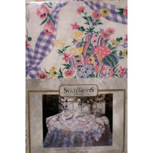  Tablecloth    60 x 84 Oval    Easter Vignette    100% 