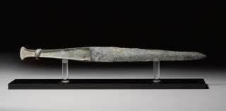 Ancient Persian Bronze Age short sword or dagger  