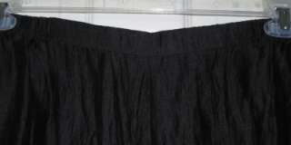 CAROLINE ROSE BLACK CRINKLE PANTS SIZE 3X NWT $228  