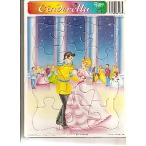  Cinderella Puzzle   12 piece, 1996 Toys & Games
