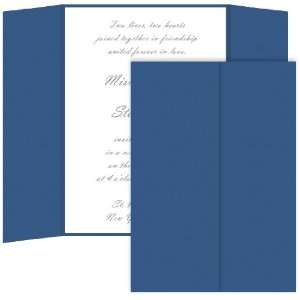  A7 Invitation Gate Fold   Colors Royal Blue Smooth (25 