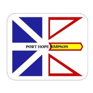   Province   Newfoundland, Port Hope Simpson Mouse Pad 