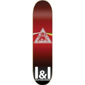  I&I Prism Skateboard Deck   7.82 Red