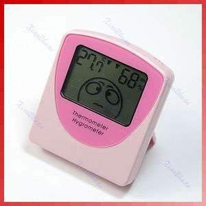Digital LCD Indoor Desk Thermometer Humidity Temperature Hygrometer 