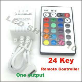   IR Remote Controller For RGB 5050 LED Light Strip Two outputs  