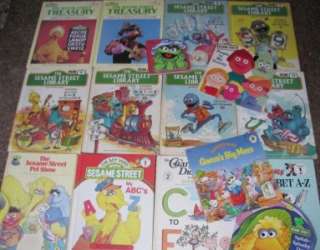 SESEAME STREET LEARNING BOOKS/ABCS 123S /EARLY LEARNING/DAYCARE 