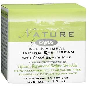 Nature by Canus All Natural Firming Eye Cream with Fresh Goats Milk 