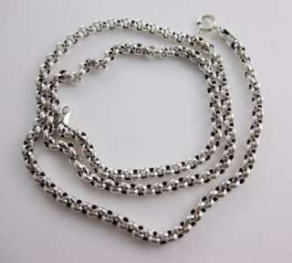 925 STERLING SILVER MENS NECKLACE CHAIN JEWELRY 60cm  