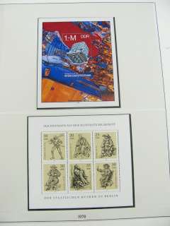 Germany DDR Stamp Collection In Lindner Album  