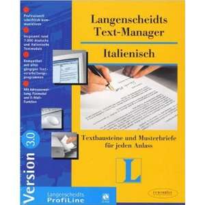 Langenscheidts Text Manager Italienisch  Software
