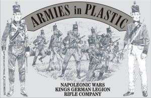 AIN5507 Napoleonic Wars Kings German Legion Rifle Compa  