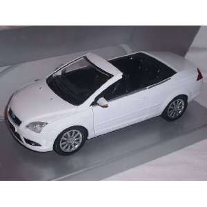 FORD FOCUS CC CABRIOLET OFFEN WEISS 1/18 POWCO MODELLAUTO MODELL AUTO 
