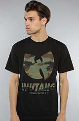 Wutang Brand Limited The WBL Camo Tee in Black