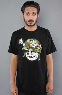 NEFF The Peace Tee in Black  Karmaloop   Global Concrete Culture