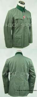 WWII German M36 Officer summer HBT Field Tunic & pant  