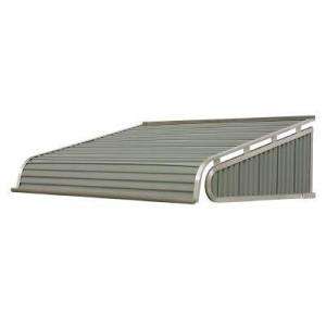   Awnings 2100 Series 48 in. x 42 in. Aluminum Door Canopy in Greystone