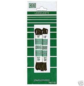 NEW PAIRS OF 18 Inch ROUND BROWN SHOE LACES #7  