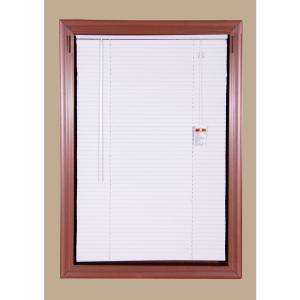 Bali Today White Aluminum Cut Mini Blind, 1 in. Slats (Price Varies by 