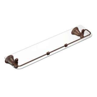 MOEN Rothbury Glass Shelf in Oil Rubbed Bronze YB8290ORB at The Home 