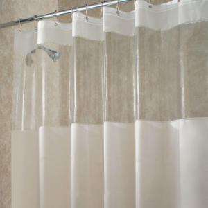 InterDesign Hitchcock Long Shower Curtain in Clear 27580 at The Home 