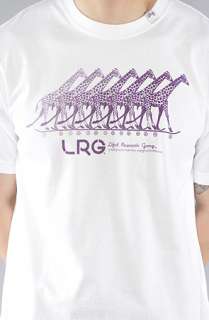 LRG The Action Giraffe Son Tee in White  Karmaloop   Global 