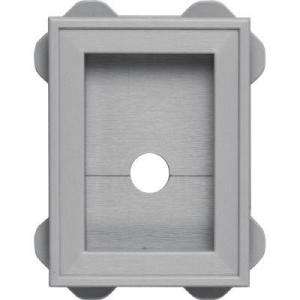 Builders Edge Wrap Around Mounting Block #16 Gray 130130003016 at The 