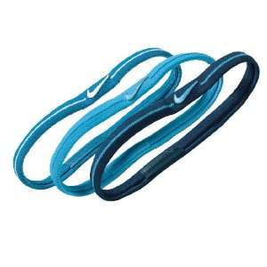 NIKE Haarband 3er, blau  Sport & Freizeit