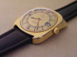 Rare LANCO 21J AUTOMATIC 70s Swiss Gents Wrist Watch  