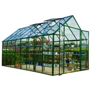 Snap & Grow by Palram Green 8 ft. x 16 ft. Greenhouse 701649 at The 