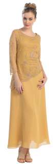 Demure Mother Of The Bride Evening Gown New Plus Dress  
