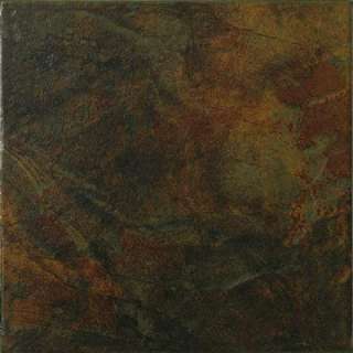 MARAZZI Imperial Slate 12 in. x 12 in. Black Ceramic Floor and Wall 
