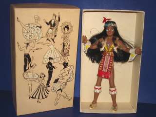 Flagg Co. INDIAN WARRIOR Flexible Doll MIB Vintage  