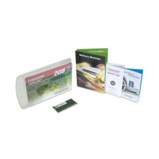 Transcend JM667QSU 2G 2GB Memory Module   PC5400, DDR2, 667MHz, SODIMM 