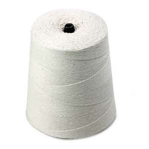 White Cotton 6 Ply (Light) String on Cone, 8000 Feet  