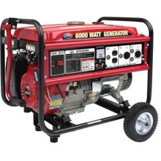   6000 Watt 13HP Generator With Mobility Kit APG3009N 