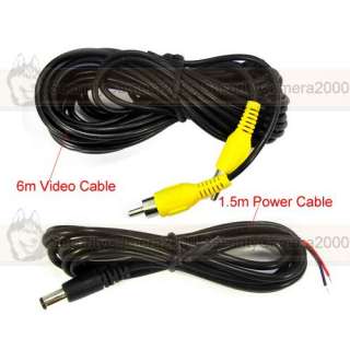   1x 6m video cable line 1x 1 5m power supply cable 1x drill 1x manual