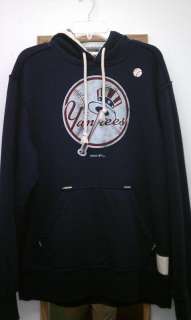 NY Yankees Reebok Vintage Hoodie Sweatshirt Navy M 2XL  