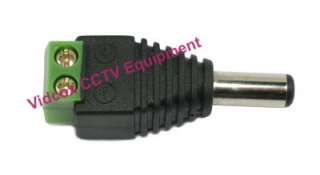 NEW 20pcs 2.1mm x 5.5mm 24V/12V DC Power Connector Plug for CCTV 