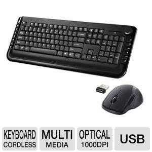 Raygo R12 41393 Wireless Multimedia Keyboard and Mouse Combo   2.4GHz 