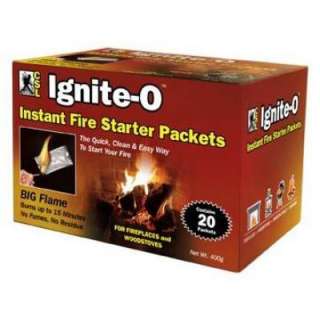 Ignite O Instant Fire Starter Packets (20 Pack) FS 850 at The Home 