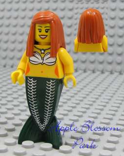 NEW Lego Pirates Female MERMAID MINIFIG Minifigure w/Shell Torso 