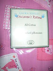 LAURA ASHLEY~DRESS UP ~TWO STANDARD PILLOWCASES~NEW  