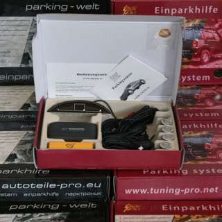 Einparkhilfe 4 Sensoren 21mm Silber M3 Rückfahrwarner Parktronik Opel 