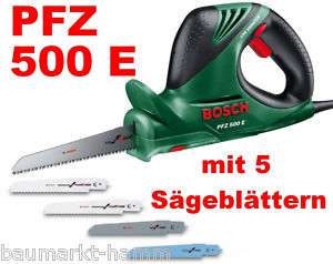 BOSCH Säbelsäge PFZ 500 E mit SDS 500W + Koffer  